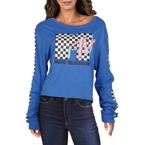 MTV cropped long sleeve top